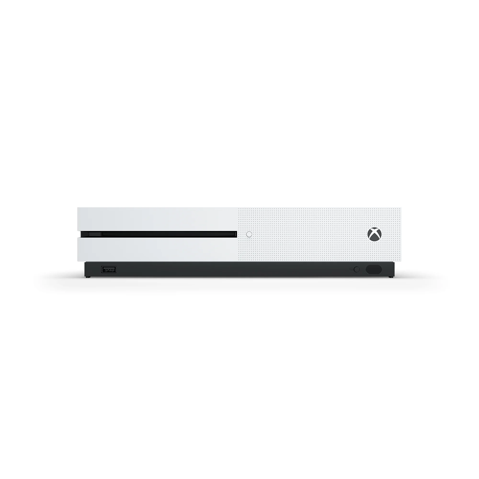 Restored Microsoft Xbox One S 500GB Console, White (Refurbished)