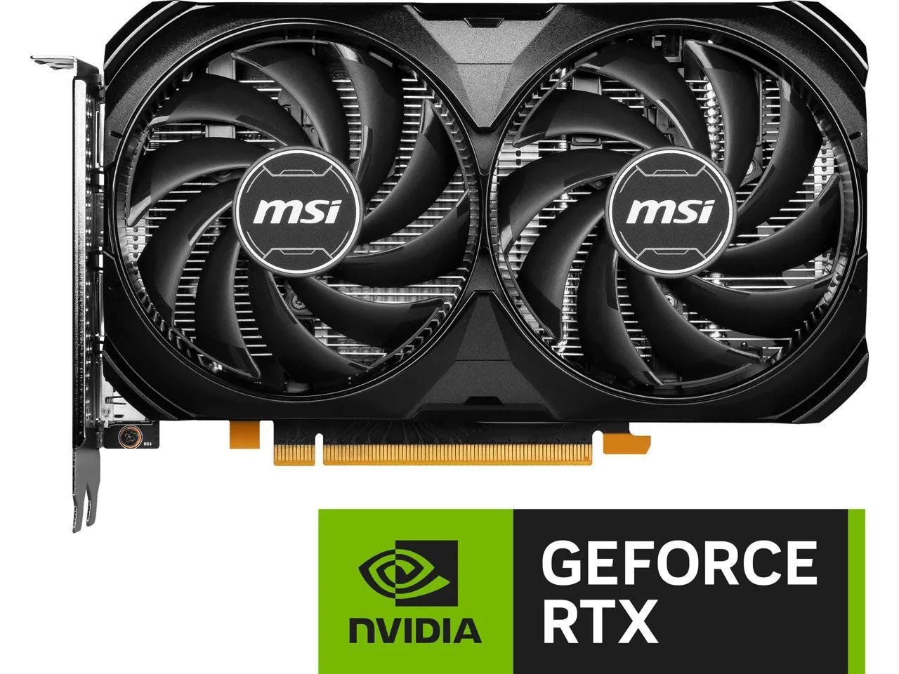 MSI GeForce RTX 4060 Ti VENTUS 2X BLACK 8G OC - Graphics card - GeForce RTX 4060 Ti - 8 GB GDDR6 - PCIe 4.0 x16 - 3 x DisplayPort, HDMI - black