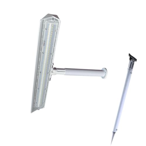 Top of Sign Outdoor Commercial Solar Signage LED Light Auto On Off Lamp to Illuminate the House Number Billboard Marquee Solar Powered Waterproof Spotlight for Real Estate Church sign 13