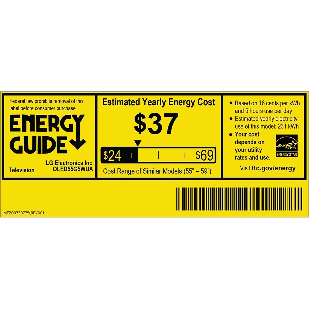 LG 55 Inch G5 Series OLED evo 4K UHD Smart webOS TV with One Wall Design (2025)