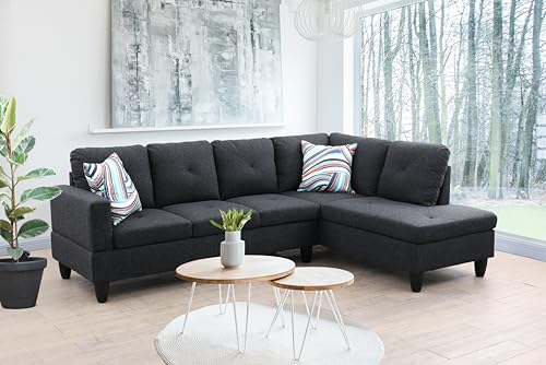 Hugo, Right Facing Sectional, Espresso