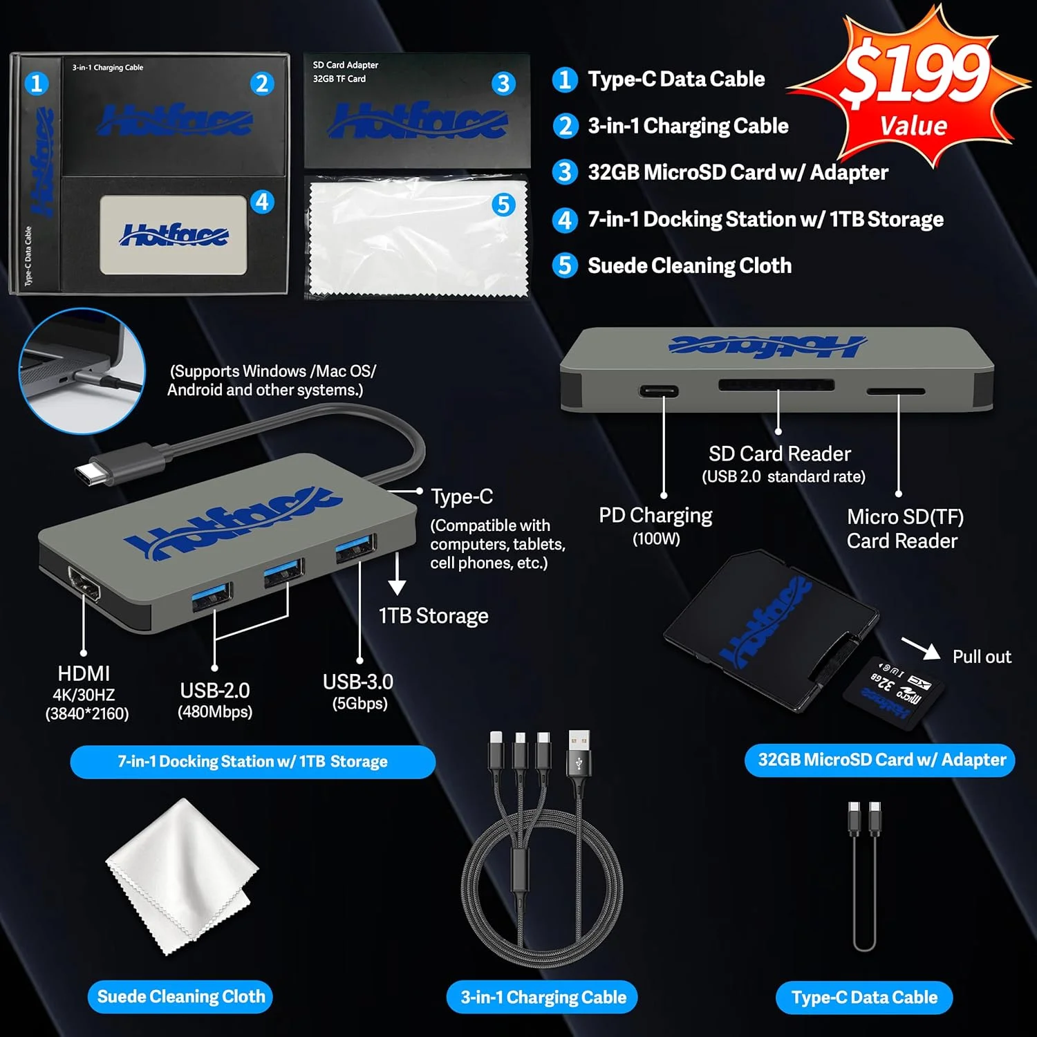 ASUS ROG Strix G16 16" FHD+ 165Hz Gaming Laptop, Intel i7-14650HX (Beats Intel i9-13900), 16GB DDR5, 1TB SSD, GeForce RTX 5060, Backlit Keyboard, Gray, Win 11 Pro, 1TB Docking Station Set