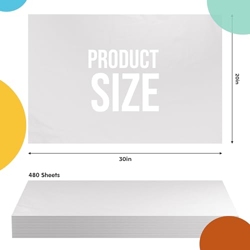 480 Sheets Bulk Brown Tissue Paper - 15