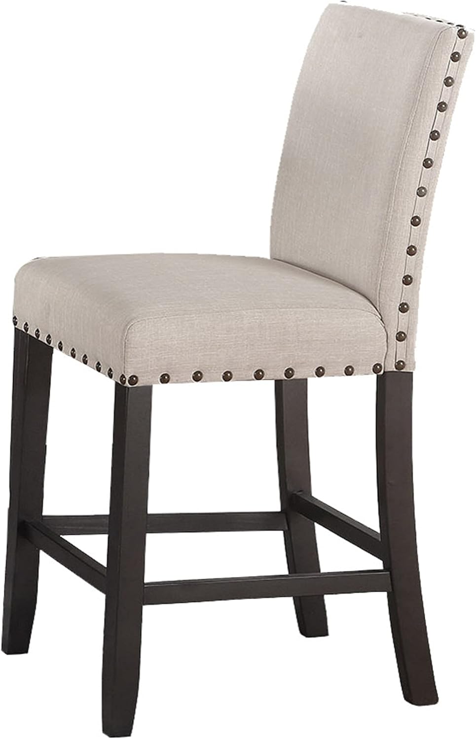 Best Master Furniture Darlington Solid Wood Counter Height Chair Antique Black (Set of 2)