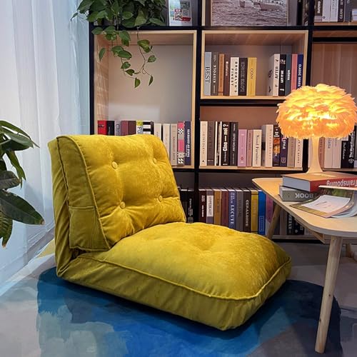 Lazy Sofa Simple Tatami Single Folding Back Chair Balcony Recliner Bay Window Small Sofa(C)