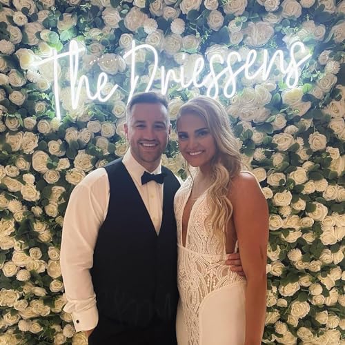 Custom Neon Signs, Binager Professional Handmade Personalized LED Letters Name Logo Sign, Dimmable Customizable Acrylic Light Sign for Bedroom, Wedding, Birthday Party, Event, Bar Business Wall Decor, Gift