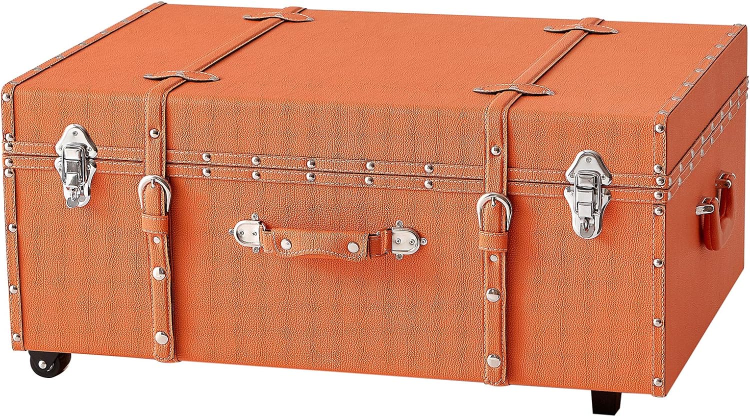 DormCo Texture Brand Trunk - Orange - Large