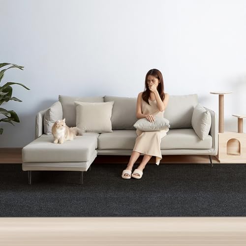 9.8 X 3.9ft Commercial Grade Door Floor Mat,Anti-slip Entrance Floor Mat for Home Office Hotel Corridor Indoor Outdoor (Deep Blue)