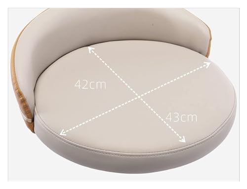 Barstools Set of 2 Bar Stools with Low Back, High 80CM Barstools, Leather Pedal Chrome Upholstered Seat Counter Height with Arms Stools Chair(Dark-grey)