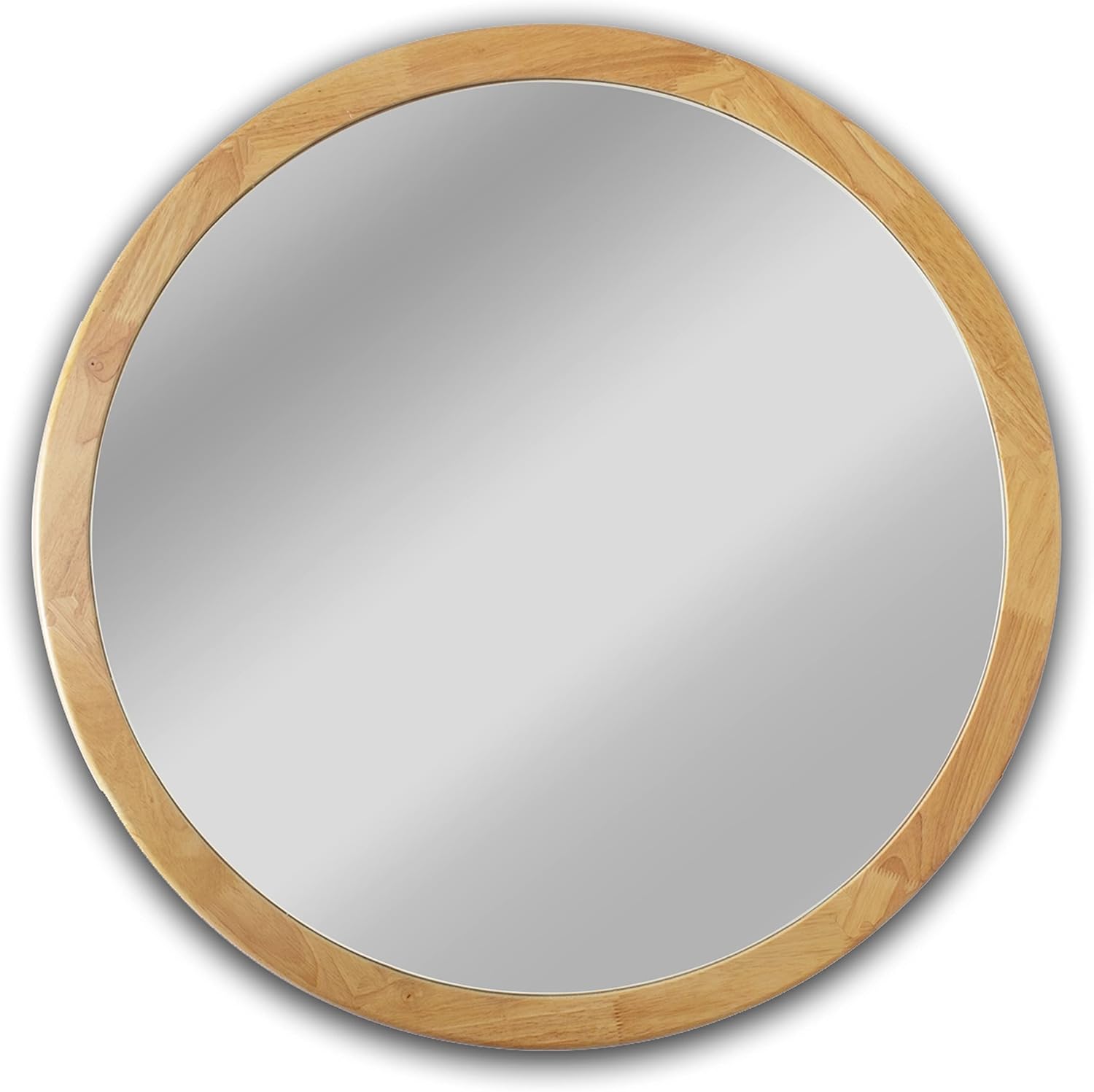 CHLOE'S Reflection Maple Finish Framed Wall Mirror 28