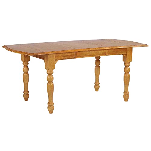 Sunset Trading Oak Selections Dining Table, Light Finish