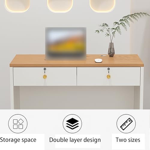 Small reception desk for small spaces, Reception desk with counter，Reception desk,suitable for a variety of scenarios such as company reception desks,shops, cafes, etc. (assembly required).(E,