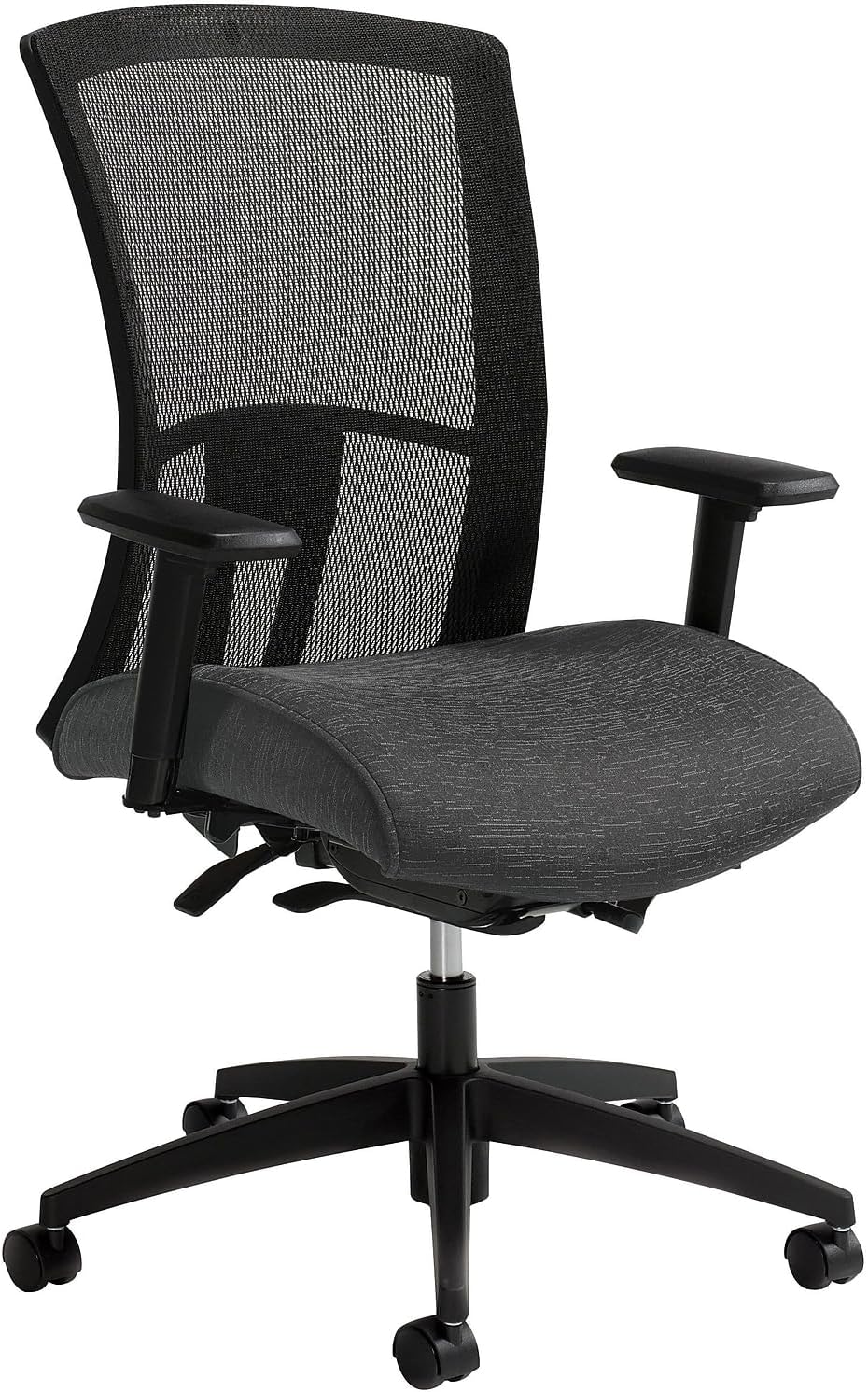 global Vion Mesh High Back Weight Sensing Synchro - Tilter Task Back, Granite Rock (6321-8-UR20)