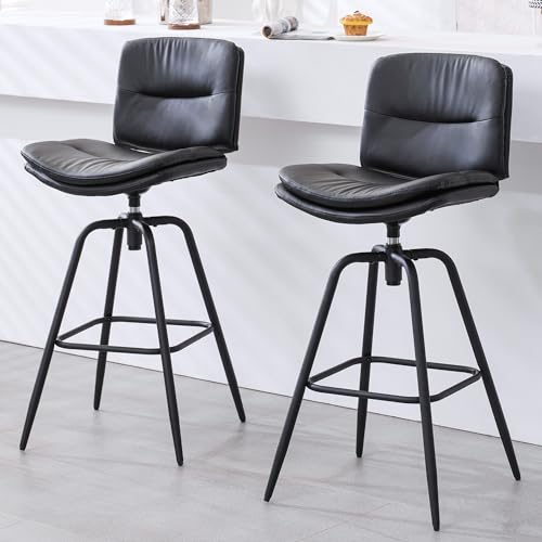 Swivel Bar Stools Set of 2, 28