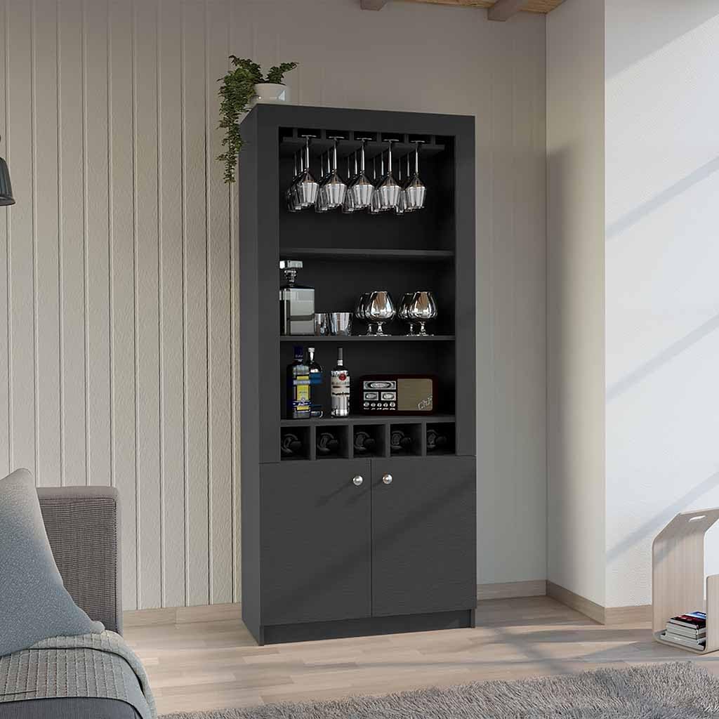 Bar Cabinet Margarita, Living Room, Black