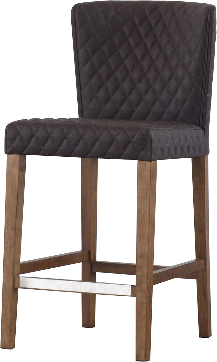 npd furniture and more Albie Diamond Stitching PU Leather Counter Stool