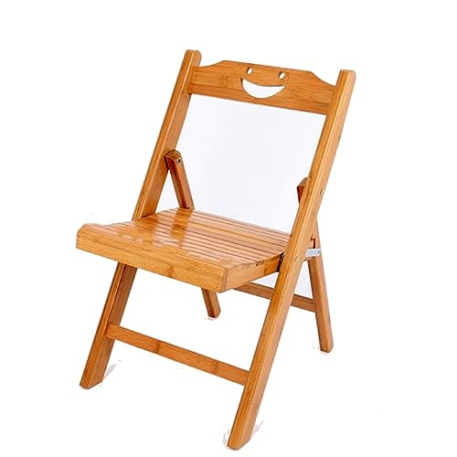 Bamboo Folding Chair,Portable Folding Chair for Indoor and Outdoor Use,Suitable for Picnics,Camping,Outdoor Concerts,Easy to Carry and Store (Brown)
