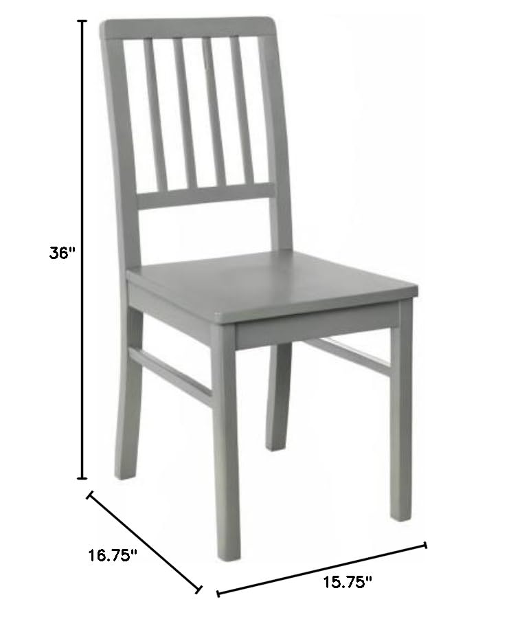 Target Marketing Systems TMS Camden Dining Chair, White Wash, Set of 4