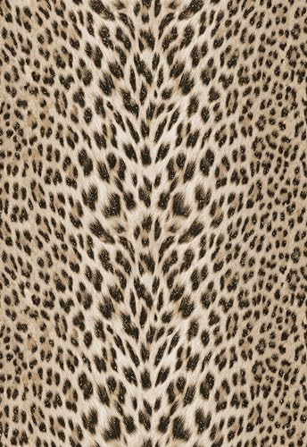Realistic Leopard Textured Wallpaper, 17.3