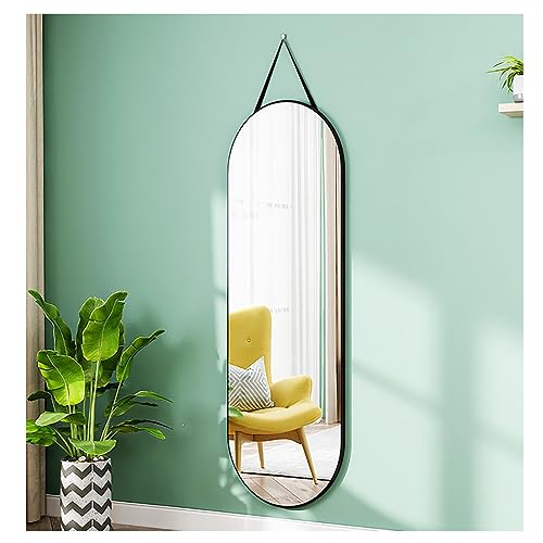 Full Length Mirror Wood Hanging Wall Over The Door Mirror Long Size Body Mirror for Bedroom Living Room