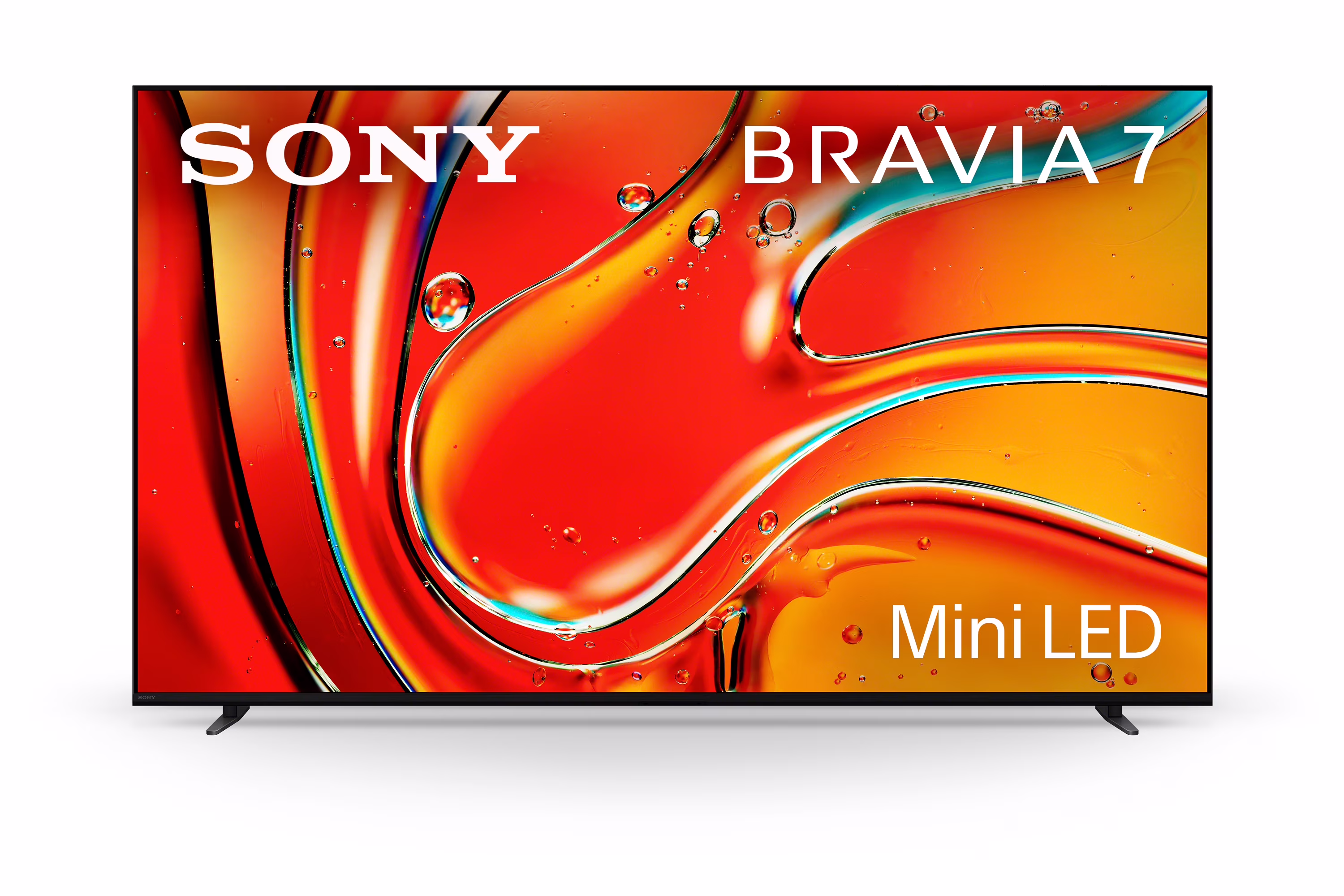 Sony 65” class BRAVIA 7 Mini LED QLED 4K HDR Smart Google TV K65XR70, 2024 Model