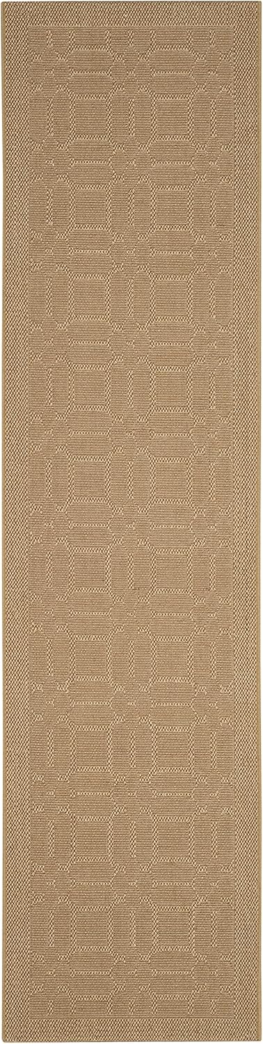 SAFAVIEH Palm Beach Collection Runner Rug - 2' x 8', Maize, Sisal & Jute Design, Ideal for High Traffic Areas in Living Room, Bedroom (PAB323M)