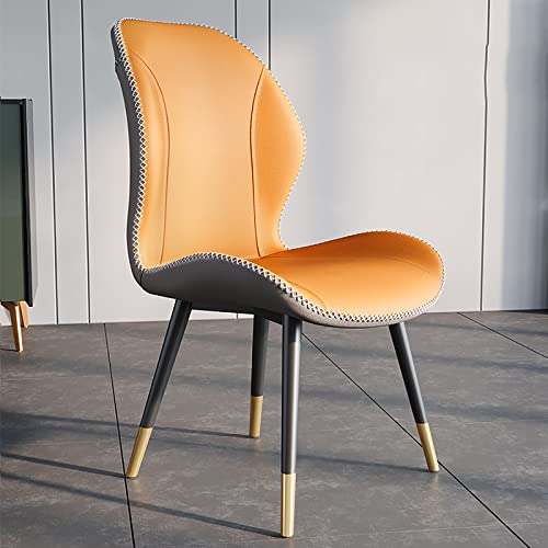 Chair/Home Light Luxury Italian Minimalist Designer High-end Hotel Restaurant Nordic Dining Chair (Color : C)