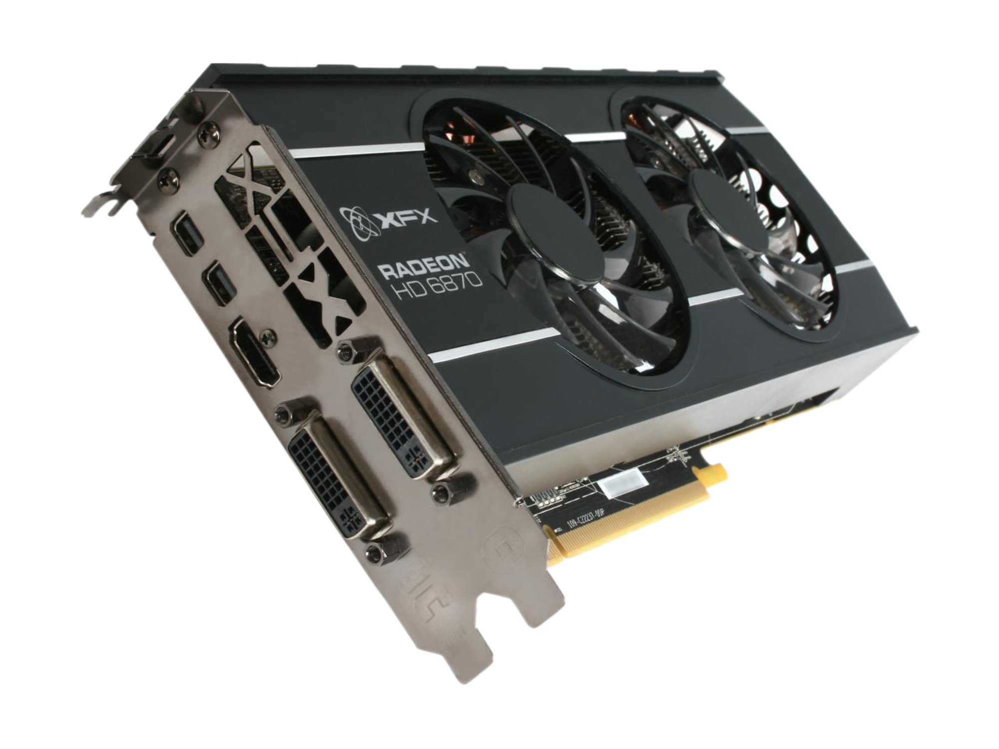 XFX AMD Radeon HD 6870 Double D 1GB GDDR5 PCI Express 2.1 x16 CrossFireX Support Video Card with Eyefinity HD-687A-ZDFC