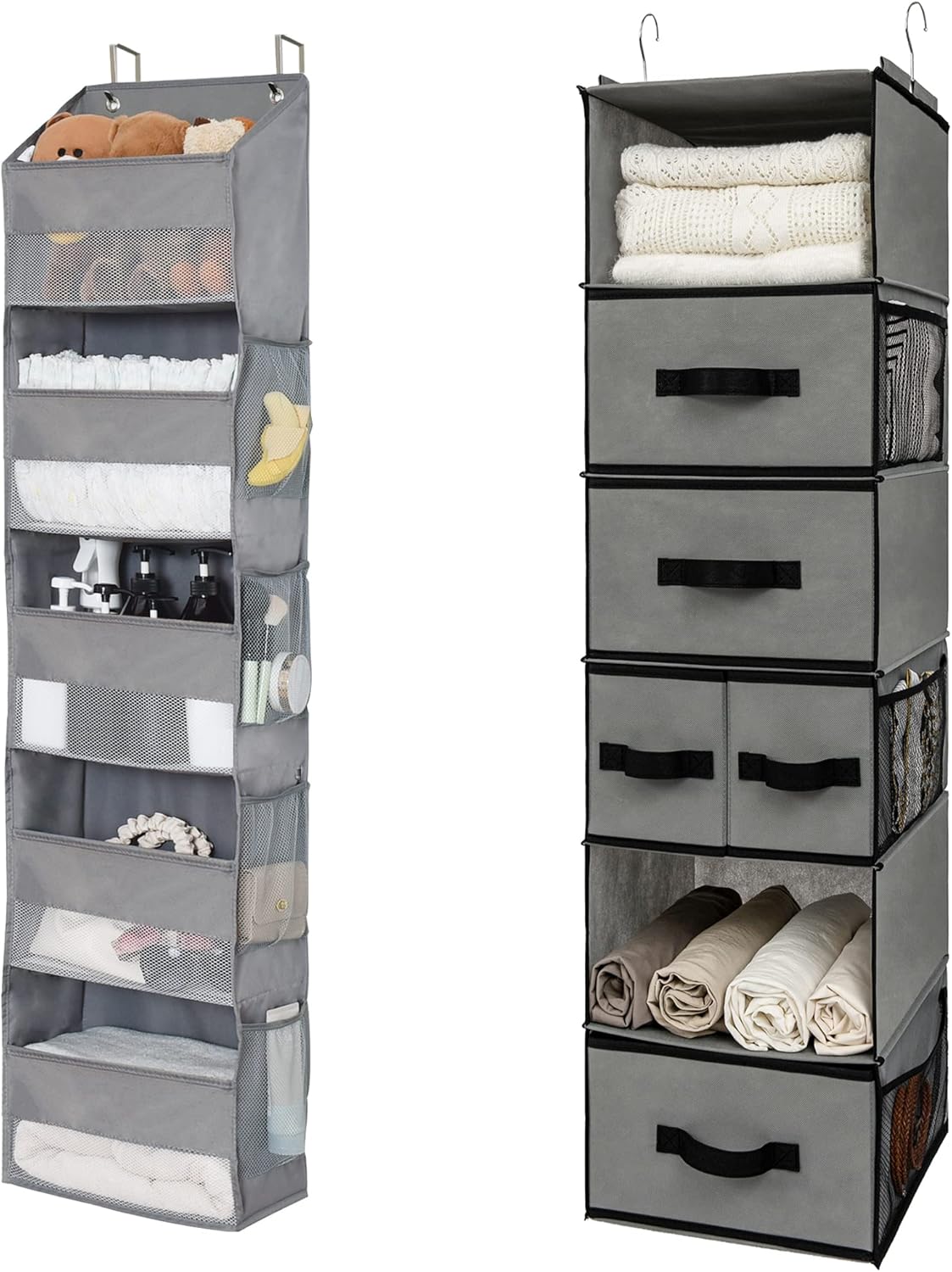 GRANNY SAYS Bundle of 1-Pack Large Storage Container & 1-Pack Over The Door Storage Organizer