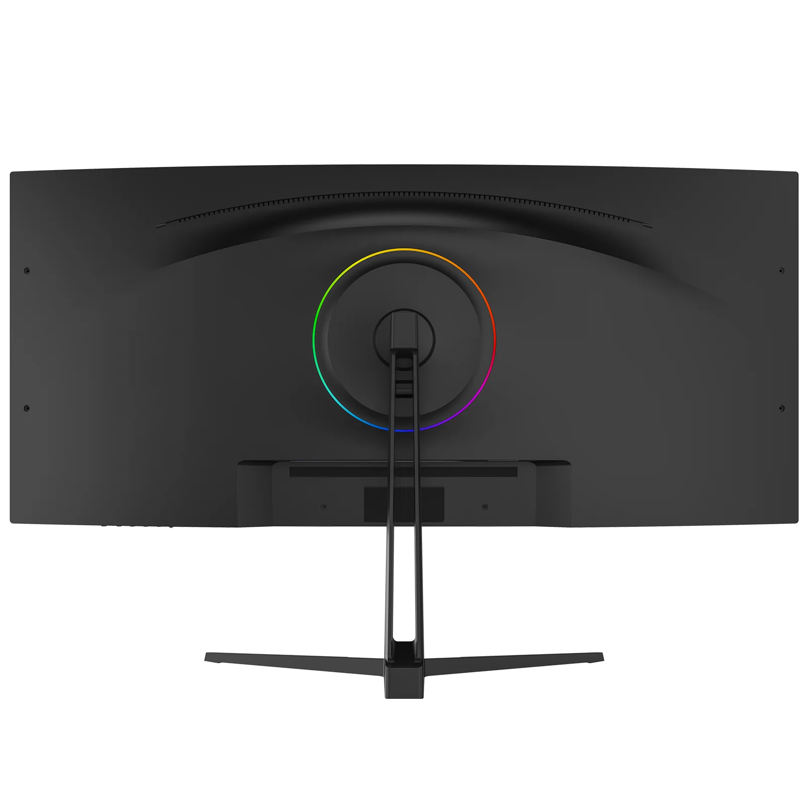 CRUA 34-inch IPS Curved Gaming Monitor, WQHD 3440x1440, 120Hz Computer Monitor, 1900R, 120% sRGB, FreeSync, HDMI 2.0 & DP 1.4, Wall Mountable - Black