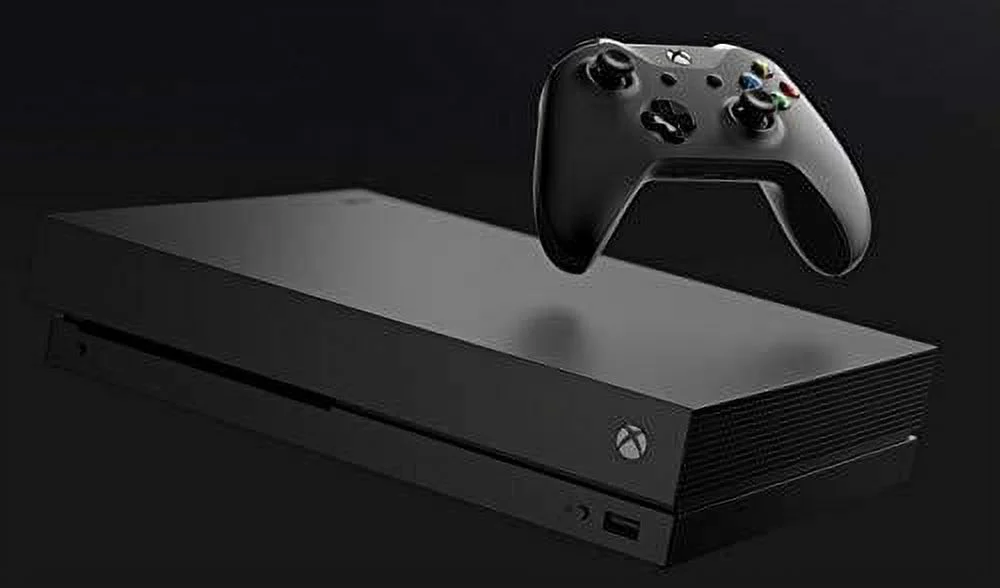 Restored Microsoft Xbox One X 1TB Console with Wireless Controller: Xbox One X Enhanced, HDR, Native 4K, Ultra HD (Refurbished)