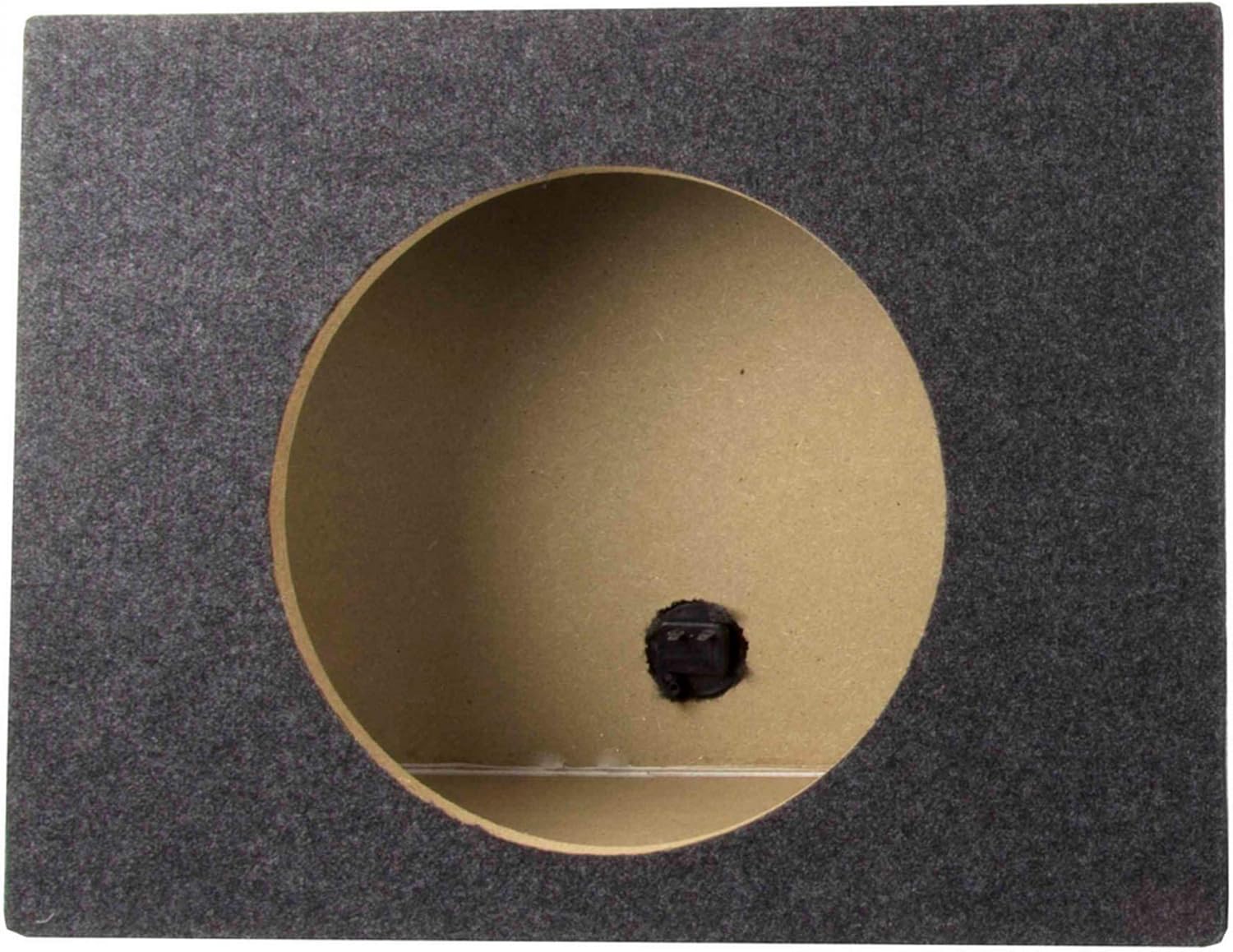 QPower 10 Inch Single Slim Truck Shallow Sealed Subwoofer Box Sub Enclosure