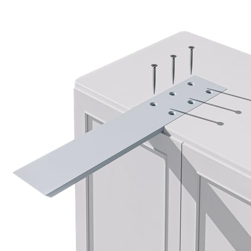 Hidden Countertop Support Brackets, 6 Pack 15 Inch Countertop Brackets, 7mm Thick Invisible Shelf Corbels for Countertops, Shelf Support Bracket for Quartz, Wood and Granite Countertop