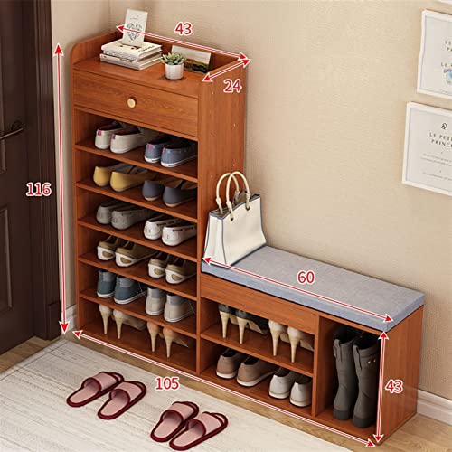 Shoe Rack Shoe Cabinet Home Entrance Large Capacity Storage Rack Upper Shoe Rack Multifunctional Shoe Rack Save Space Shoe Organizer