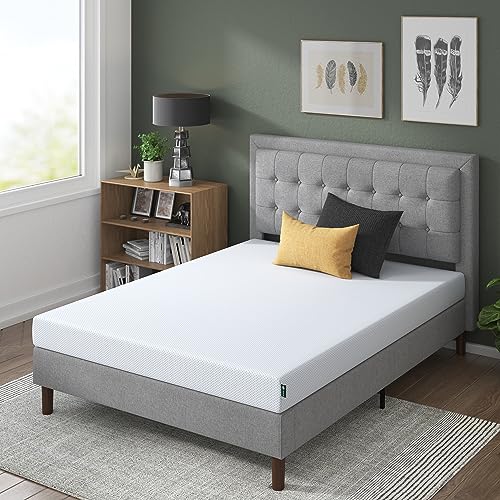 Zinus 8 Inch Green Tea Cooling Memory Foam Mattress [New Version], Full, Fiberglass Free, Medium Firmness, Cooling Gel Foam, Certified Safe Foams & Fabric, Mattress in A Box