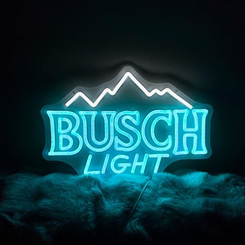 Beer Themed LED Neon Sign - Adjustable Brightness Wall Decor - Ideal for Man Cave, Bar, Pub - 16.5
