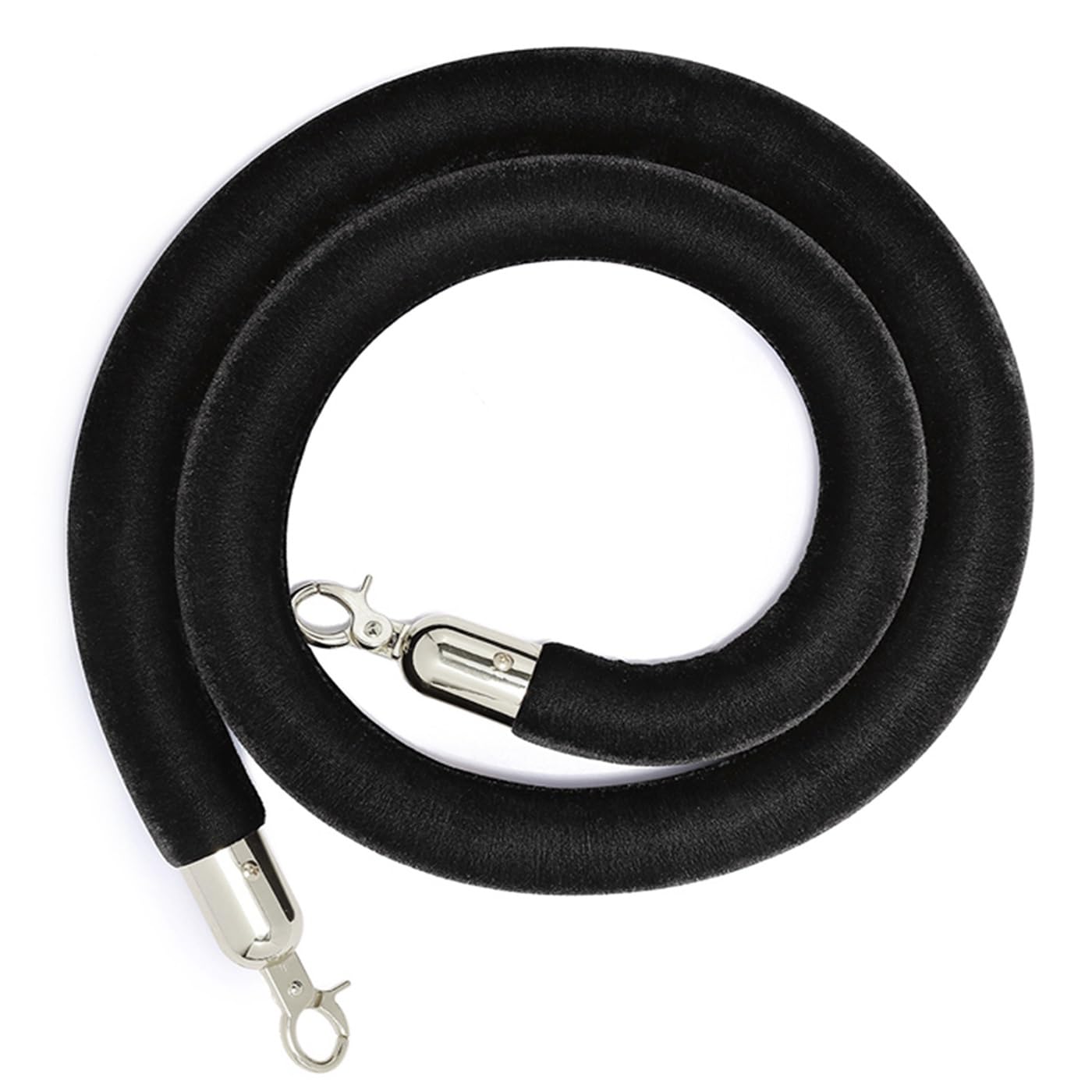 Velvet Rope Wall Mounted, Hanging Barriers Rope with 2 Wall Hooks Kits, Post Stanchion Queue Hanging VIP Rope for Movie Theaters & Red Carpet Event Crowd Control Stanchion Rope, 3Ft-13Ft(C2,2.1m/7ft)