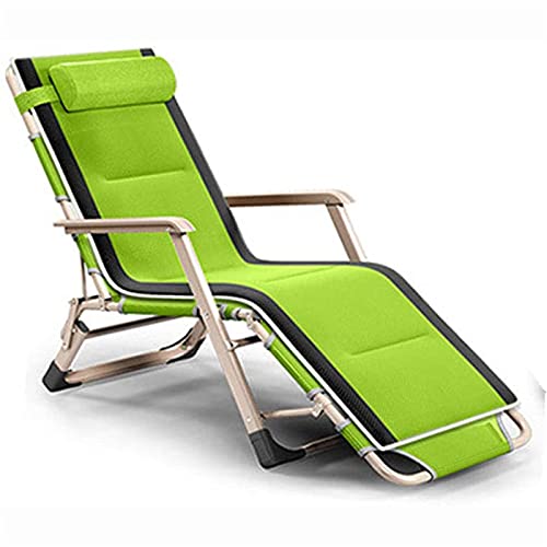 Lounge Chair, Outdoor Recliner, Folding Cotton Tilting Desk, Leisure Sofa Two Sides Lunch Break, Reclining Terrace Zero-Gravity Garden (Color : E)