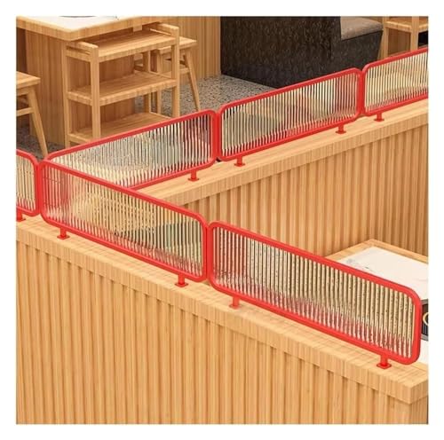 Aisle Countertop Desk Divider, Panel Commercial Divider Screen Privacy Screen for Home, Office, Restaurant, Hotel, Countertop(Gold,1.2mx30cm)