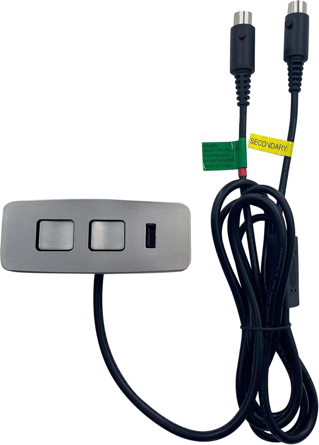 Uetmulik Power Recliner Lift Chair Raffel Systems 4 Button 5 Pin Hand Control Model CTR UR2 33 BA Replacement with USB