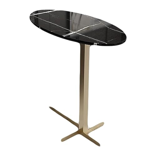 End Table Oval Side Tables Marble End Table Metal Bedside Table Creative Luxury Coffee Table Modern Sofa Side Table Center Table Space-Saving