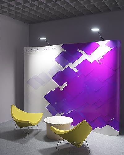 HitLights Trade Show Lights 2Pcs COB LED Display Lights 14V 20W Tradeshow LED Lights Trade show Booth Exhibit Store Lighting Art Display Lights Include Clamps, Mounting Brackets, Power Supply Cables