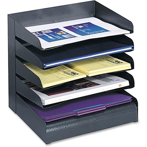 Safco 8 Tier Desk Organizer for Home, Office, Classroom & More, File Organizer with 8 Shelves, Powder Coated Finish, Commercial-Grade Steel Construction
