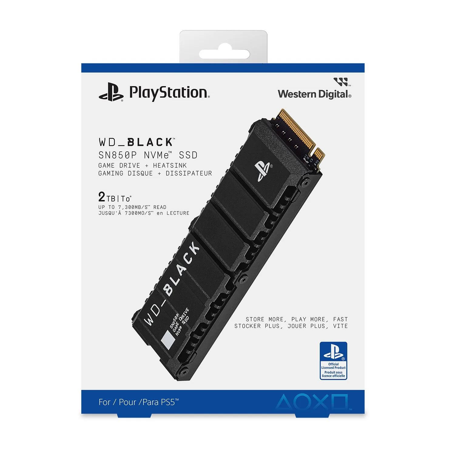 WD_Black 2TB SN850P NVMe Internal Hard Drive for PlayStation PS5 Consoles - WDBBYV0020BNC-WRWM