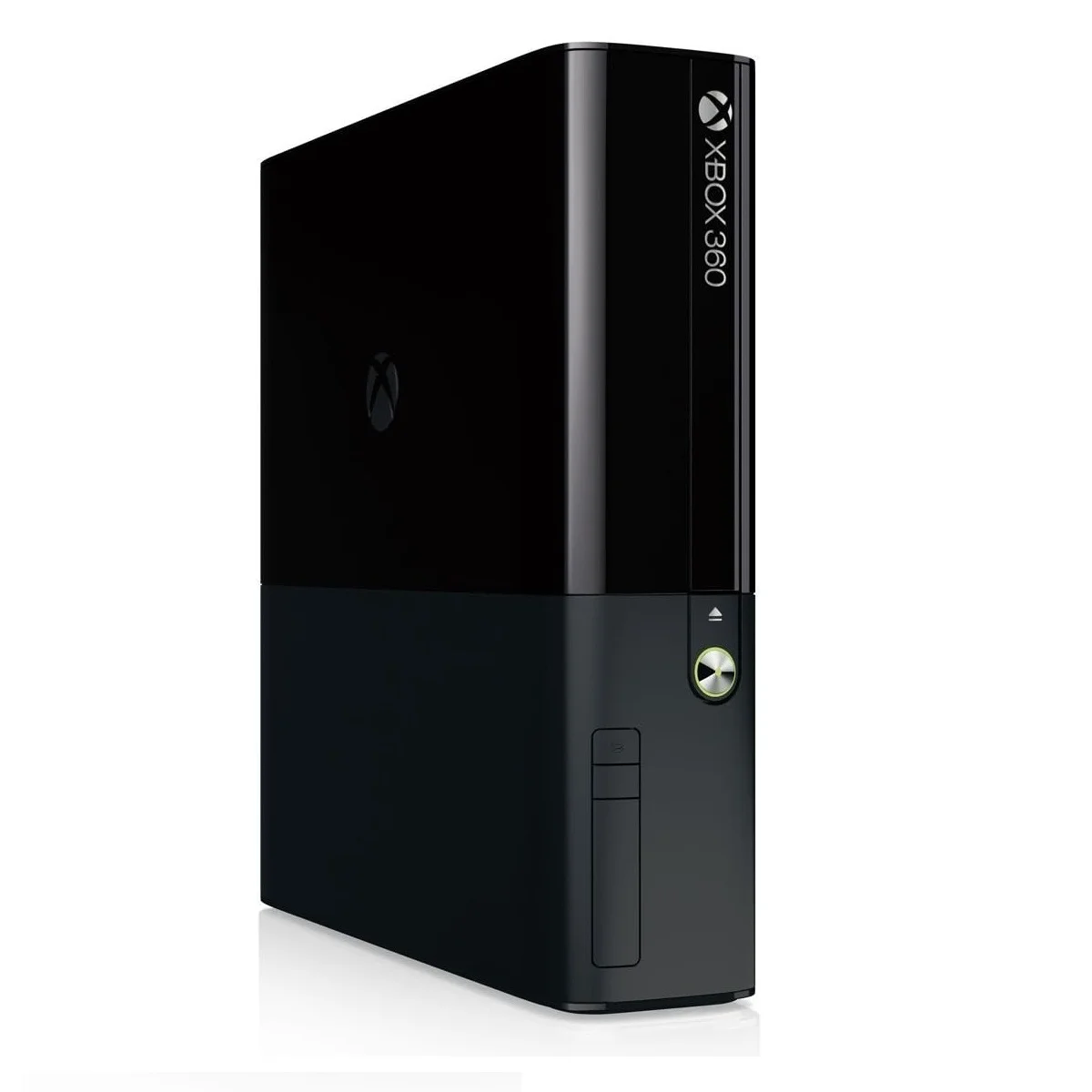 Restored Microsoft Xbox 360 Console Model E 4GB with Two Retrofam Controllers Black (Refurbished)