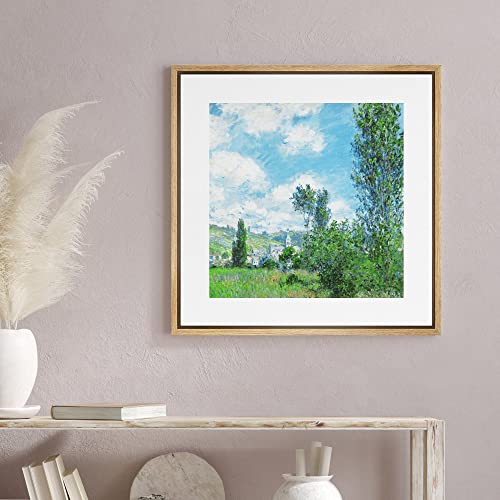 SIGNWIN Framed Canvas Print Wall Art Abstract Landscape in Neutral Tones Illustrations Fine Art Country Minimal for Living Room, Bedroom, Office - 24