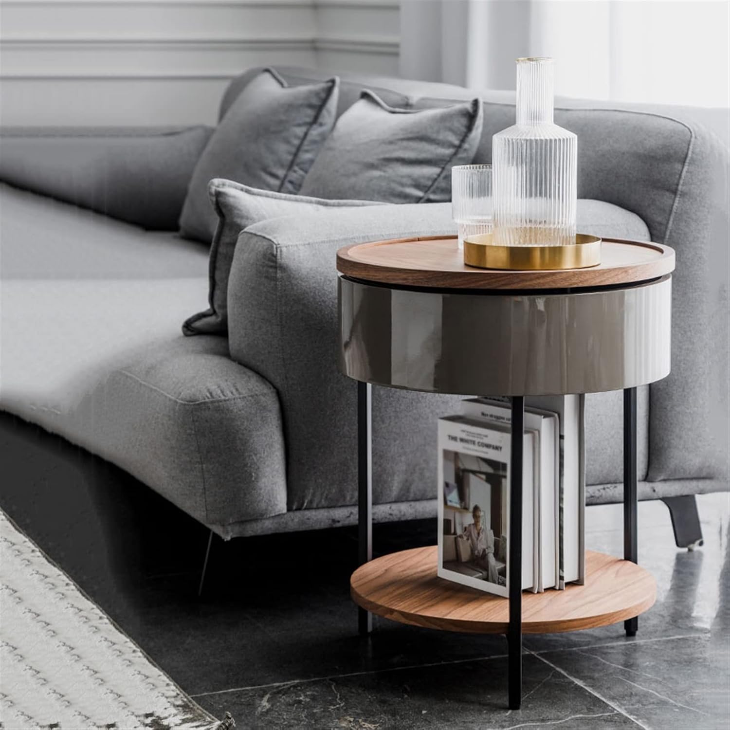 Fashion Small Tea Table Creative Coffee Table 2 Floor Side Several Living Room Home Sofa Side Furniture End Tables