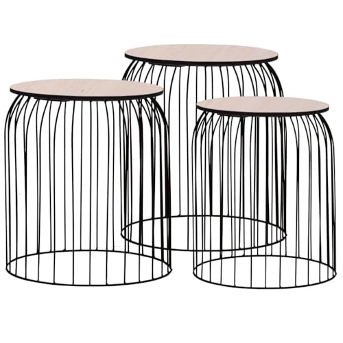 Scandinavian-Inspired Nesting Coffee Tables - Modern Minimalist White Living Room Furniture for Stylish Home Decor-White