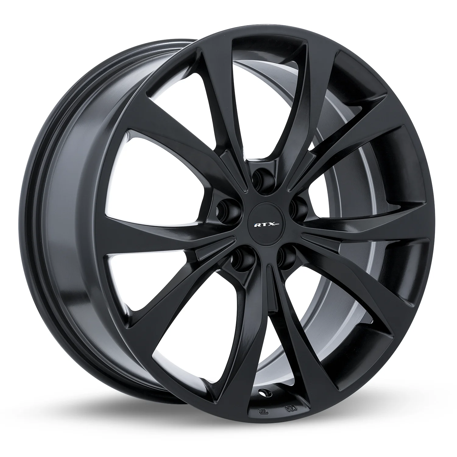 RTX Flint 17x7 5x108 ET42 CB63.4 Satin Black Wheel