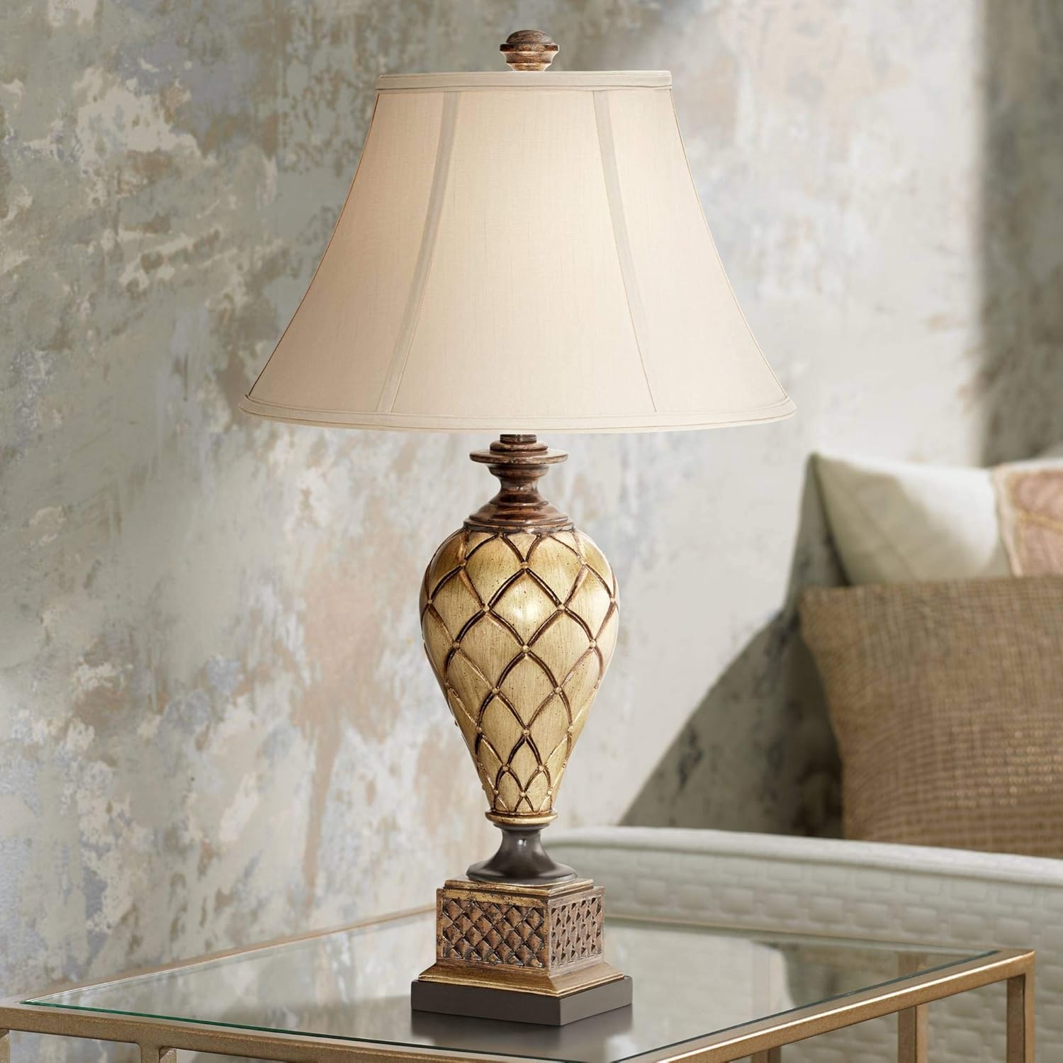 Barnes and Ivy Theron Traditional Style Table Lamp 27.5